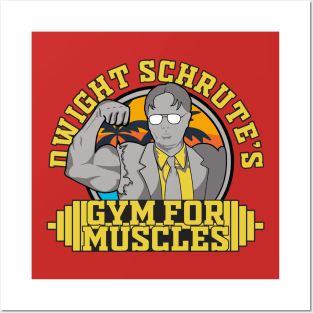 Dwight Schrute S Gym For Muscles Posters and Art